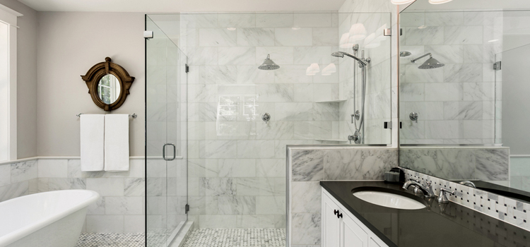 bathroom shower door installation in Wildomar