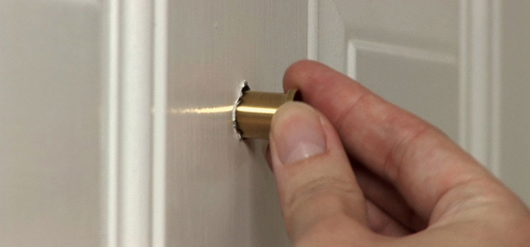 peephole door repair in Wildomar